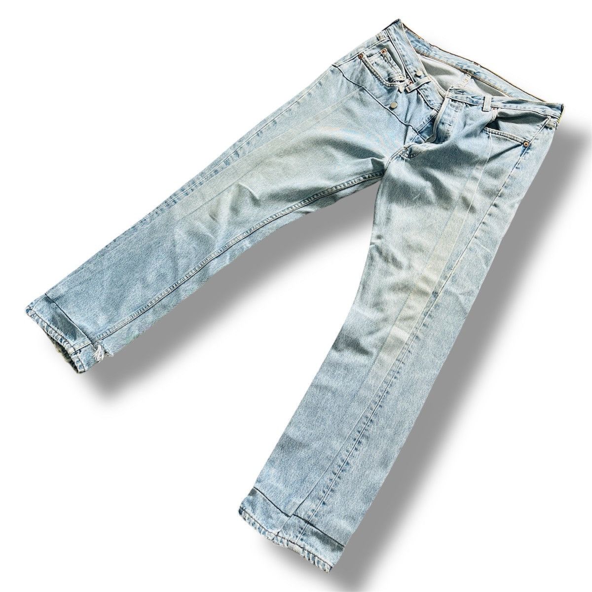 Levi's × Vintage Tokyo Ripper X Levis Distressed Jeans Size US 33 - 1 Thumbnail