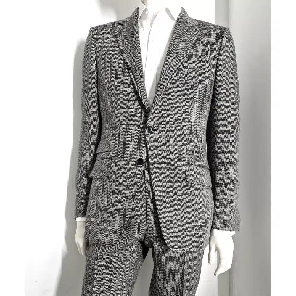 Tom Ford o1loc1c0425 2LYN01 Wool Mohair Suit in Grey Size US L / EU 52-54 / 3 - 1 Thumbnail