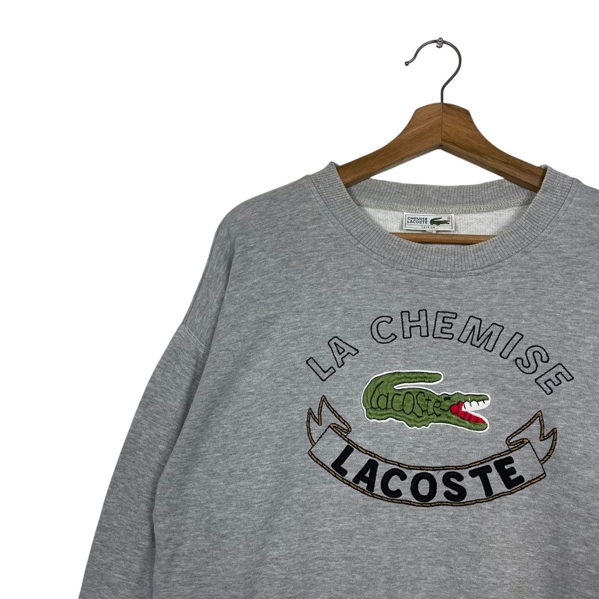 Lacoste La Chemise Lacoste Big Logo Crewneck Sweatshirt Size US S / EU 44-46 / 1 - 6 Thumbnail