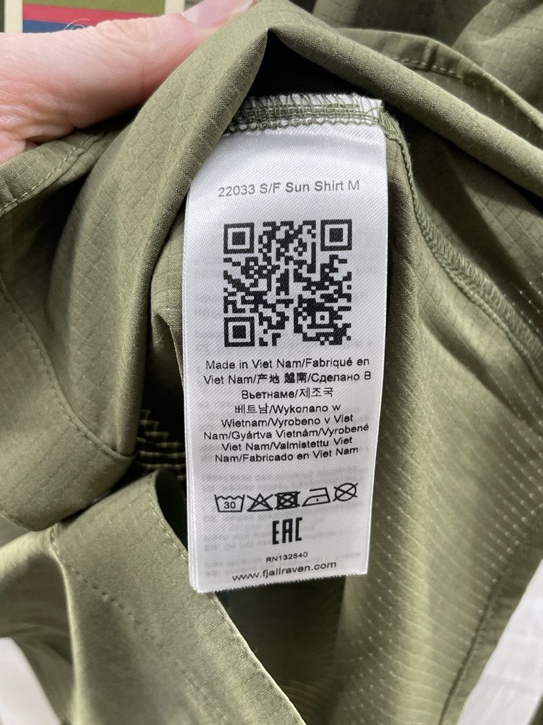 Fjallraven FJALLRAVEN Specialized Biking Hiking Green S/F Sun Shirt Size US M / EU 48-50 / 2 - 14 Thumbnail