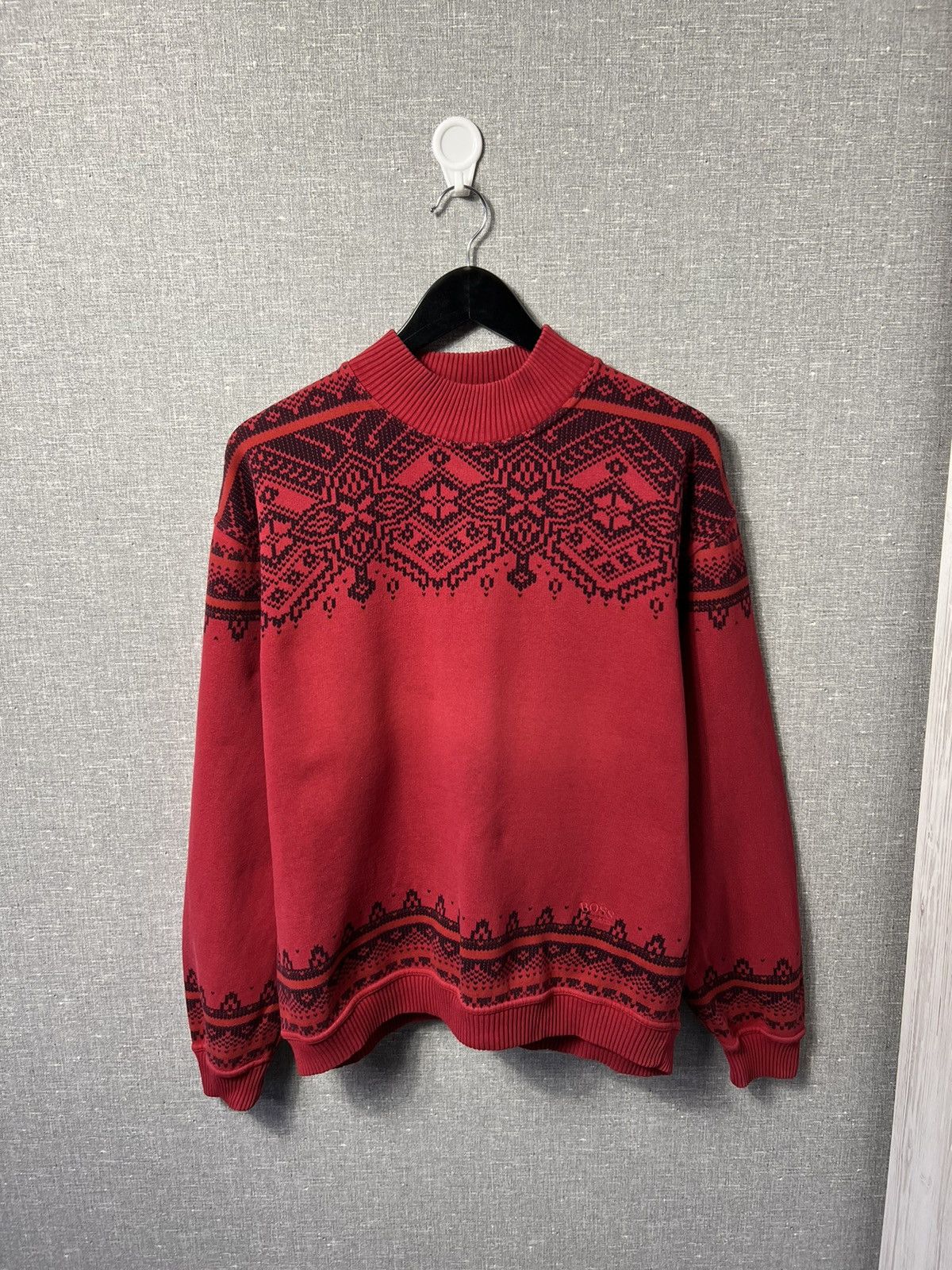 Hugo Boss × Vintage Vintage 90s Hugo Boss Archive Sweatshirt Size US L / EU 52-54 / 3 - 1 Thumbnail