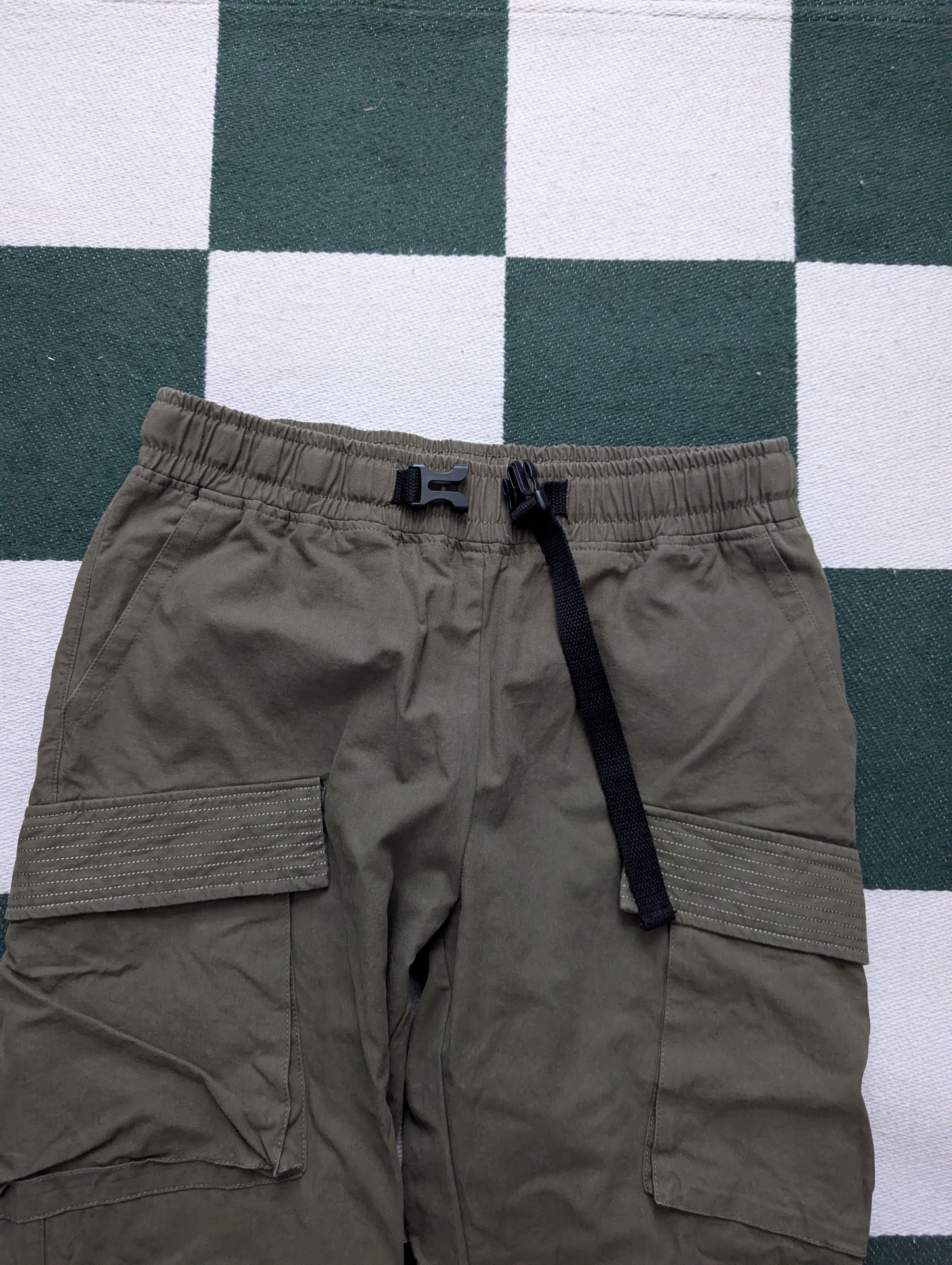 Richie Le Collection Richie Le Collection Utility Cargo Pants Olive Size US 30 / EU 46 - 2 Thumbnail