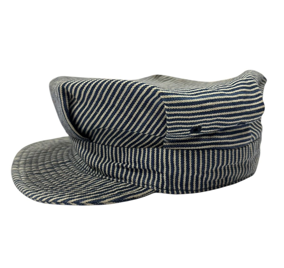 Beams Plus × Vintage Vtg🔥Beams Plus Hickory Railroad Engineer Hat Size ONE SIZE - 10 Thumbnail