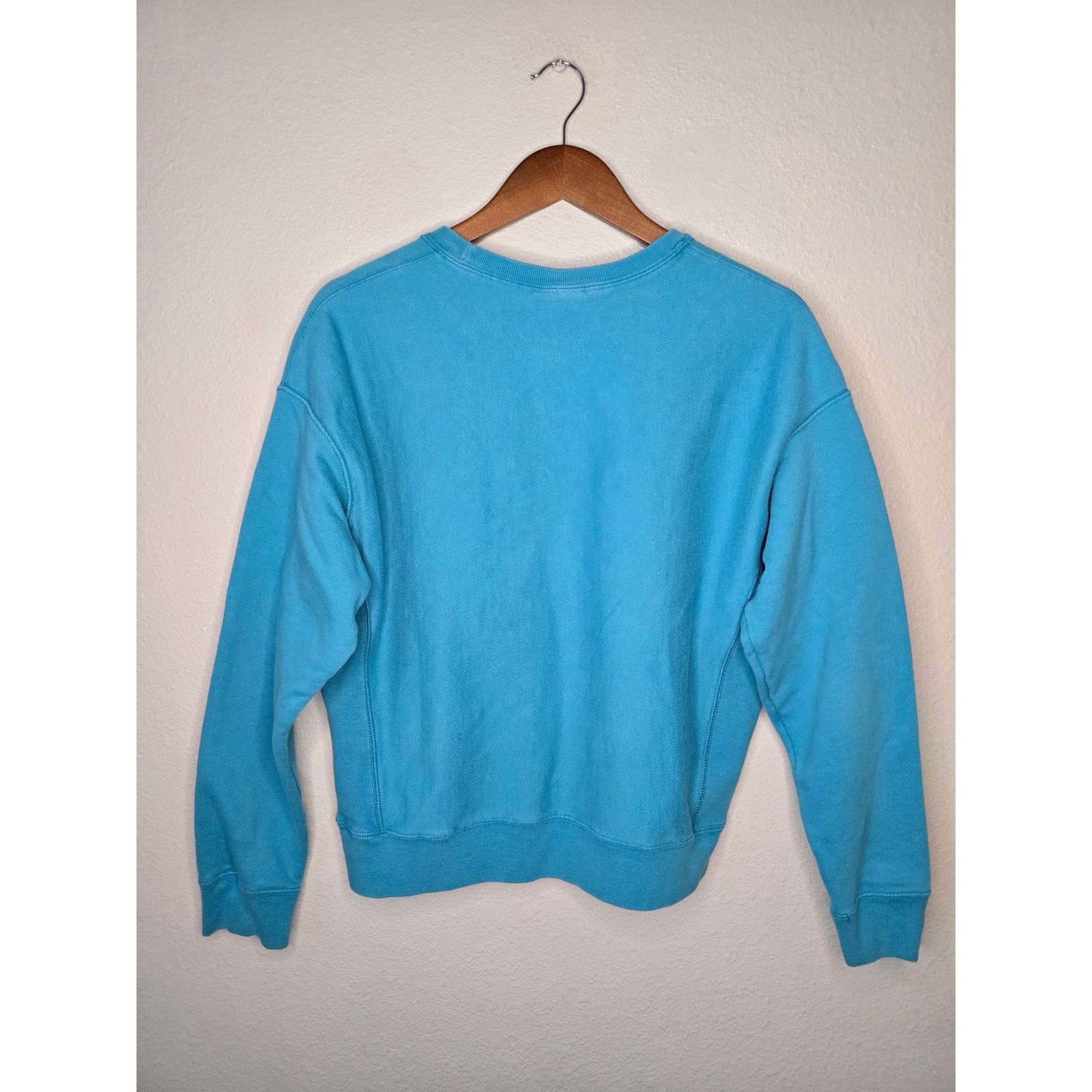 Champion Vintage Women Champion Reverse Weave Pullover Large Teal Size M / US 6-8 / IT 42-44 - 8 Thumbnail