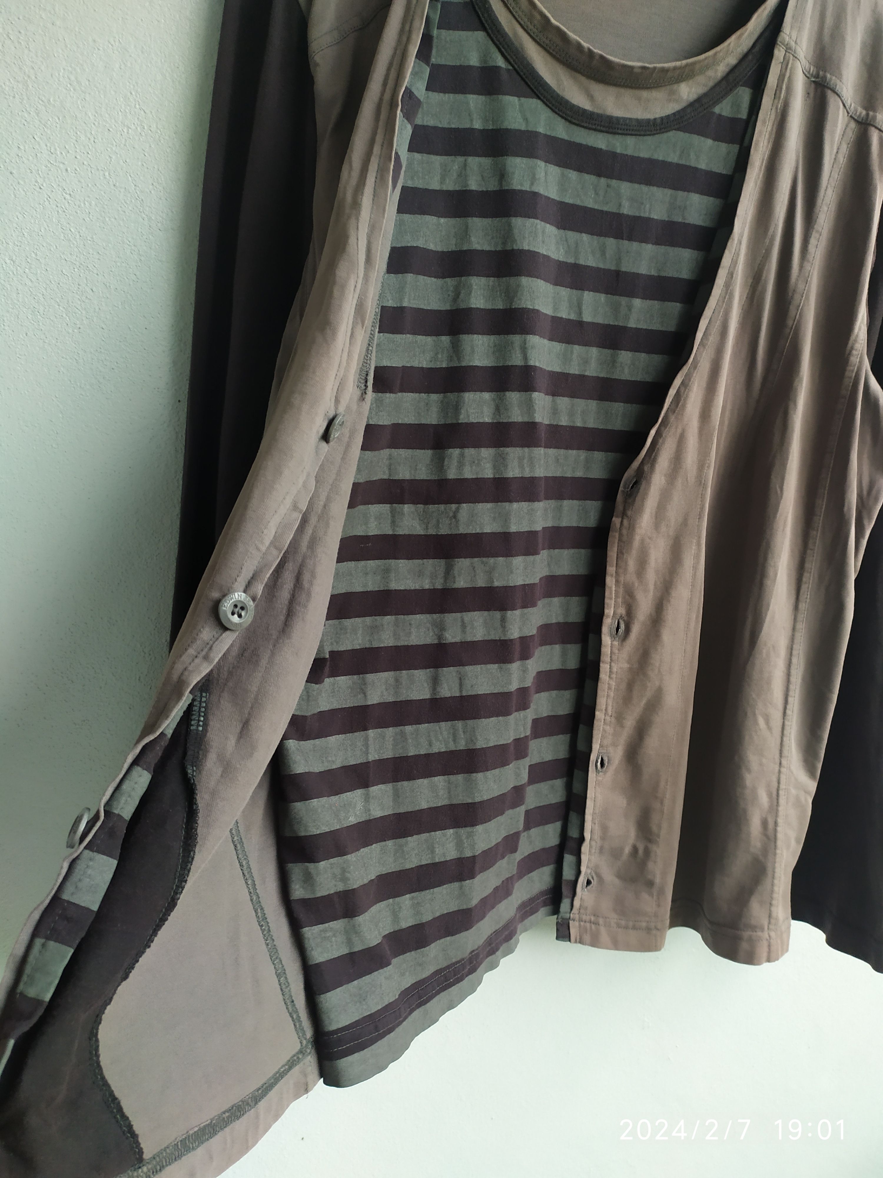 Edwin × Vintage Edwin Double Layer long Sleeve shirt Size US S / EU 44-46 / 1 - 5 Thumbnail