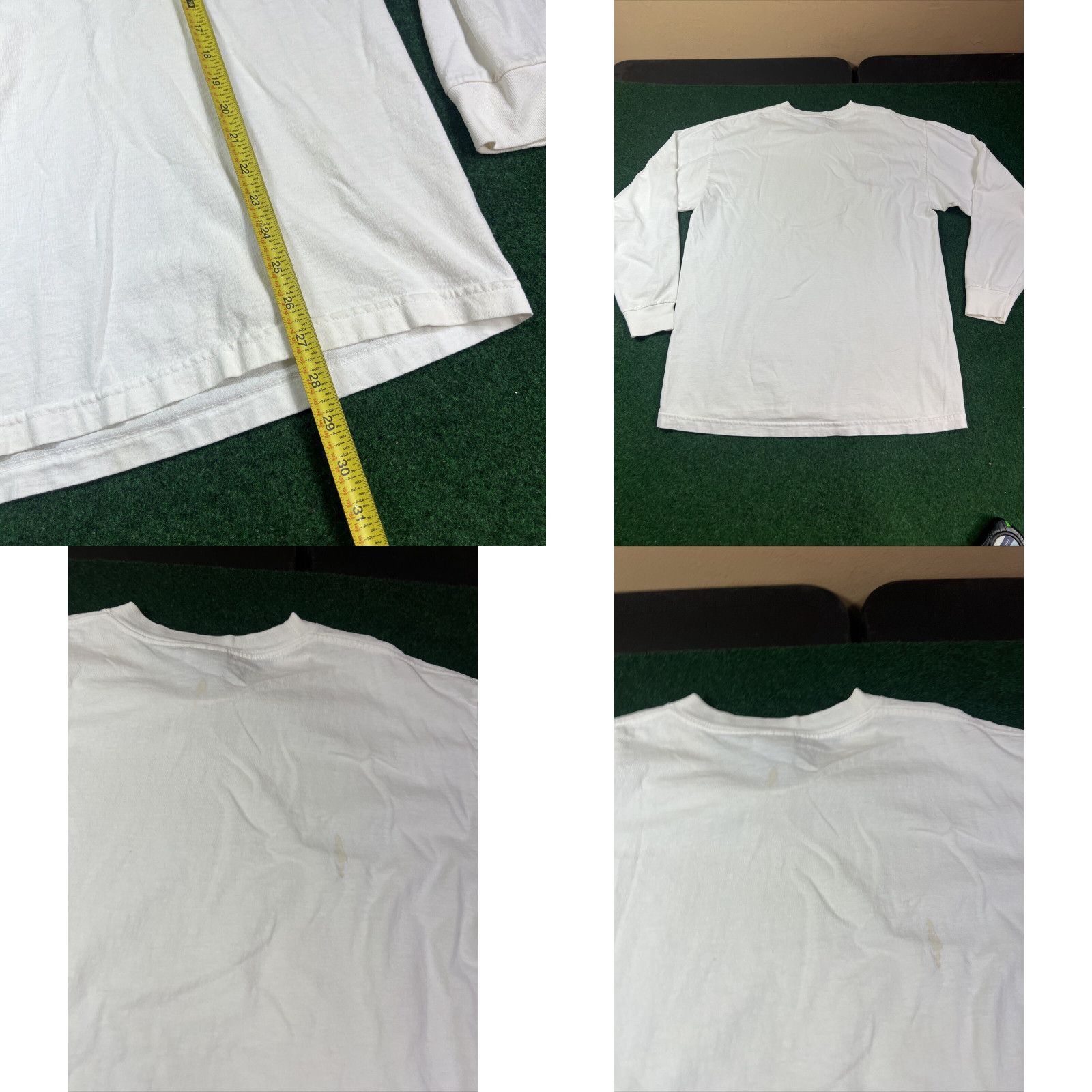 Vintage BELLAGIO Long Sleeve Shirt Men Large White Crewneck VINTAGE Size US L / EU 52-54 / 3 - 8 Thumbnail