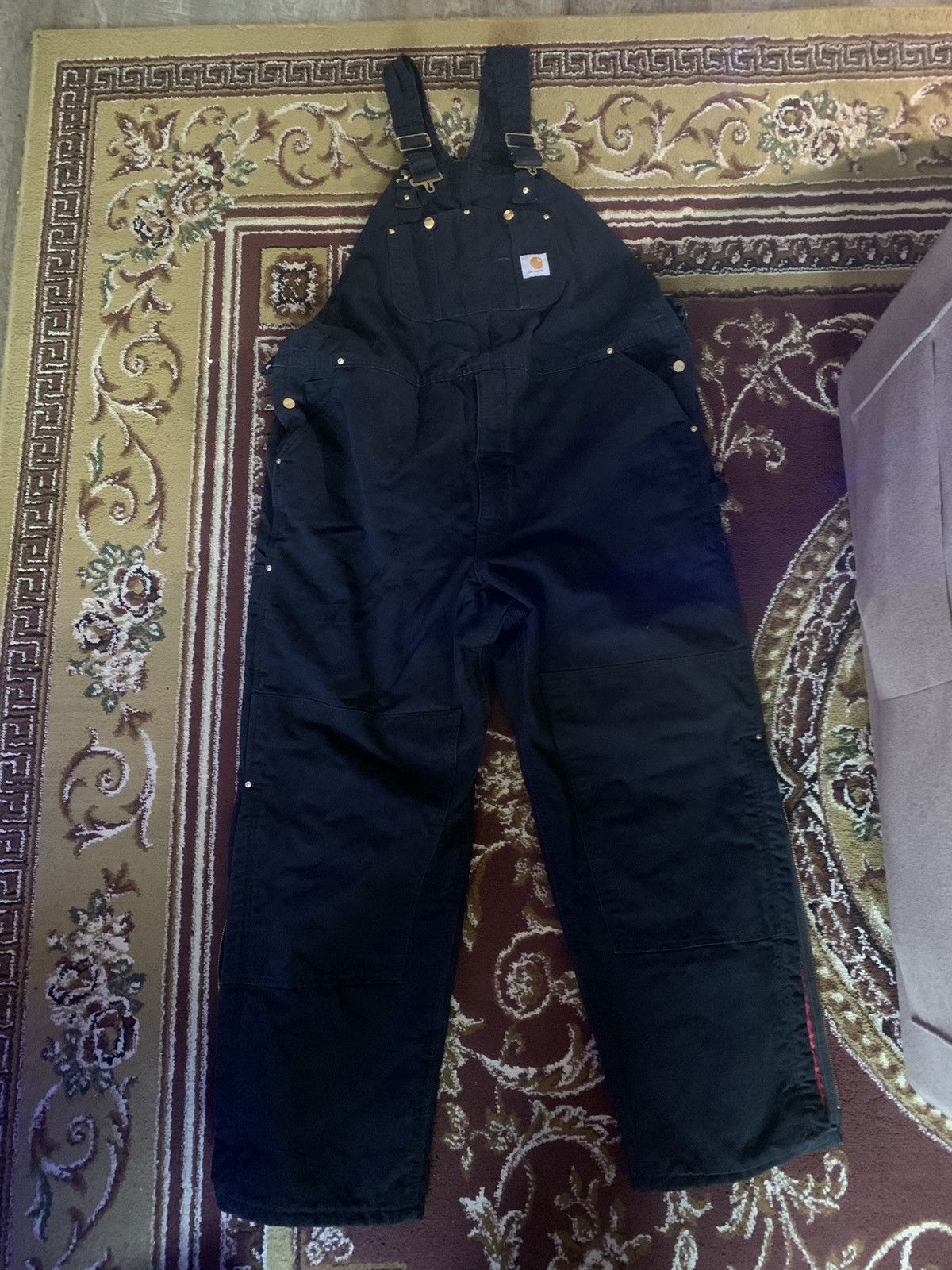 Carhartt Y2K Vinatge Carhartt Black Overalls Size US 44 / EU 60 - 1 Thumbnail