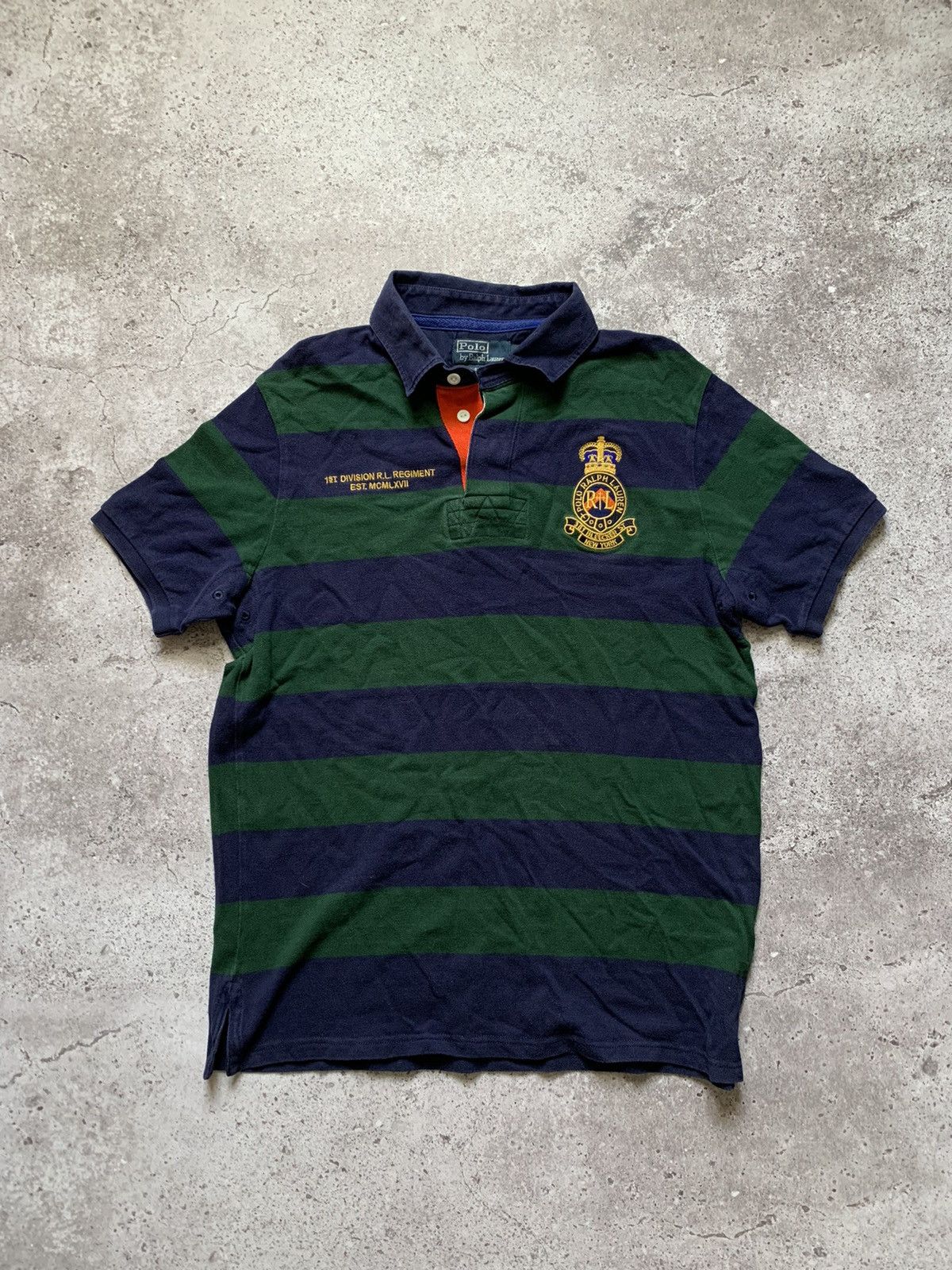 Vintage Polo Ralph Lauren Big Logo Collar Tee Shirt