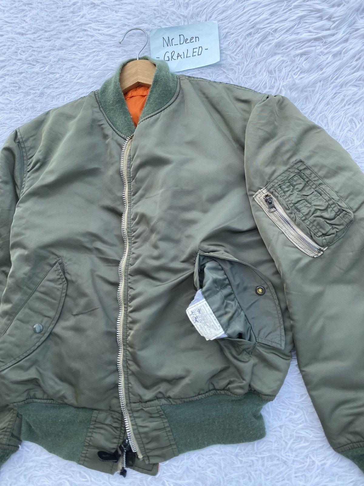 Alpha Industries RARE VINTAGE ALPHA INDUSTRIES MA1 BOMBER JACKET Size US M / EU 48-50 / 2 - 12 Thumbnail