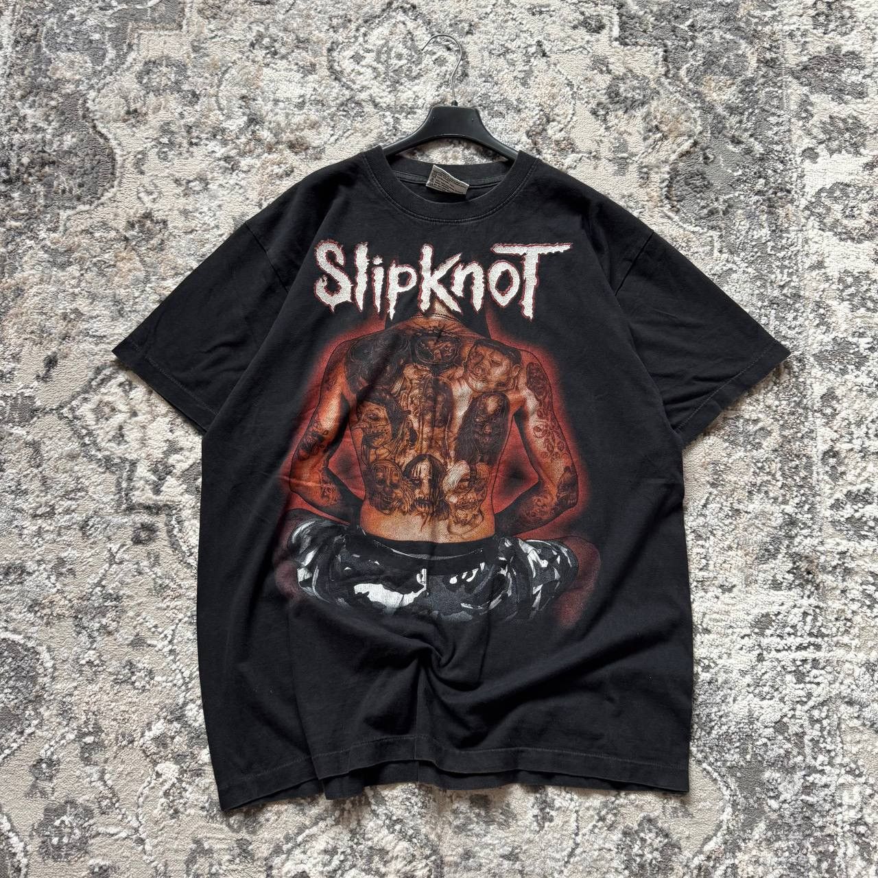 Band Tees Slipknot Vintage Rare All Over Punk T-shirt Size US XL / EU 56 / 4 - 2 Thumbnail