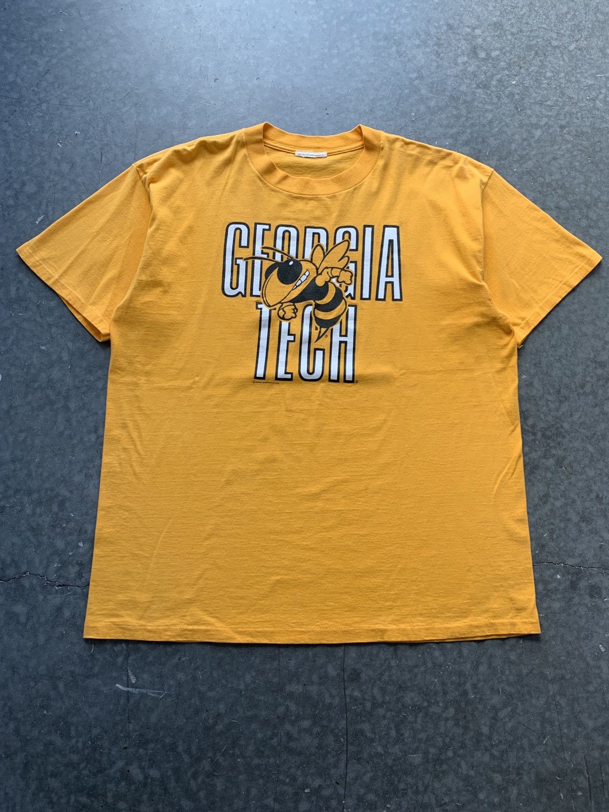Vintage Crazy Vintage 90s Georgia Tech Graphic Tee Oversized Single Size US XL / EU 56 / 4 - 1 Thumbnail