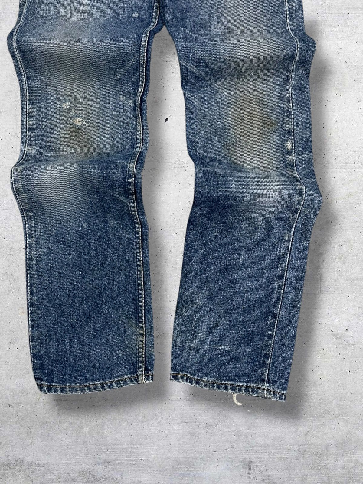 Levi's Vintage Clothing VINTAGE 501 LEVIS USA DESIGNER 90S OG OLD RIPPED MUD DENIM Size US 26 / EU 42 - 3 Thumbnail