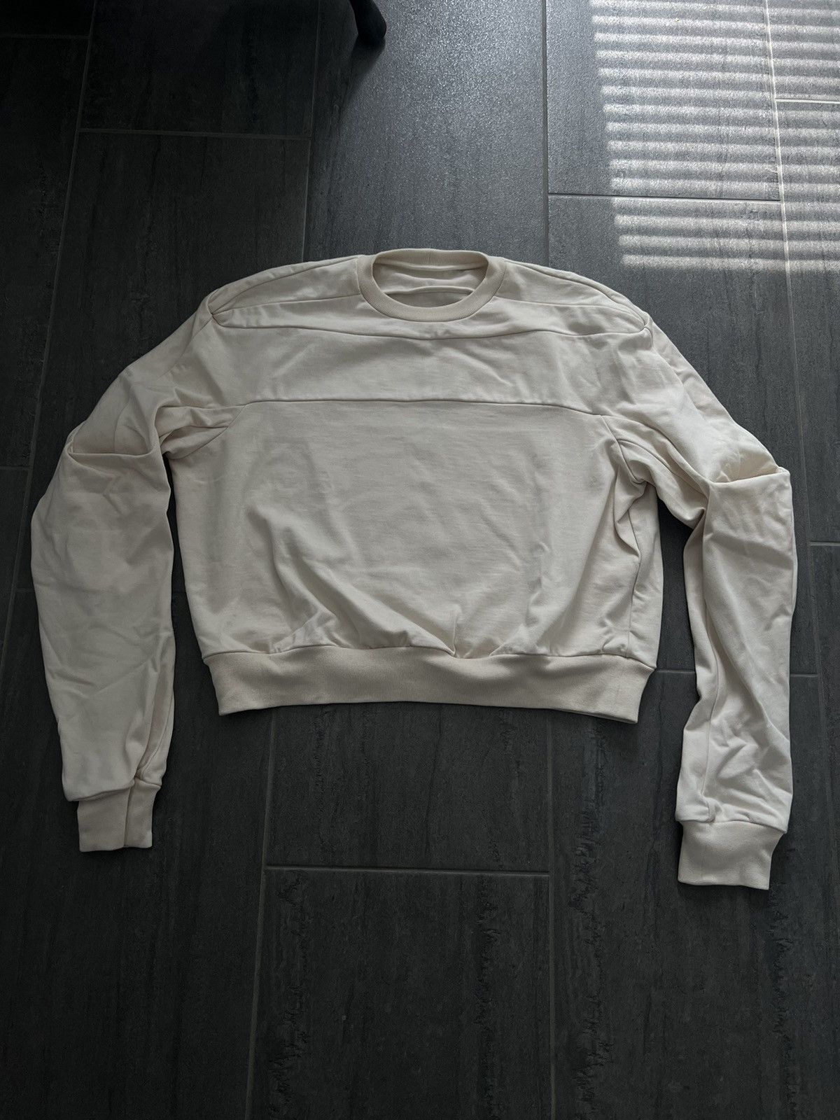 Rick Owens Rick Owens S/S 22 Fogachine Geth Sweatshirt beige Size US L / EU 52-54 / 3 - 1 Thumbnail