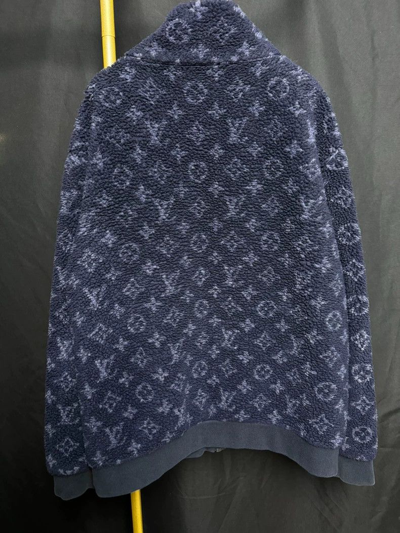 Louis Vuitton Louis Vuitton Blue full print teddy down jacket 2503-Nexta Size US XL / EU 56 / 4 - 5 Thumbnail