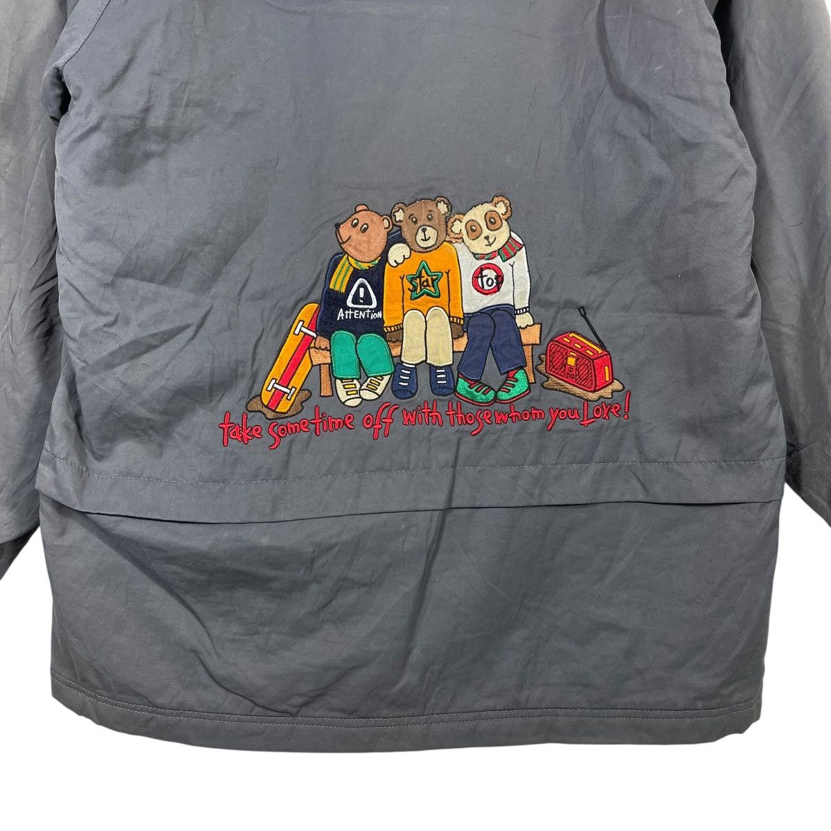 Jean Charles De Castelbajac Vintage Castelbajac Kids Sport Hooded Jacket Bear Graphic Size US S / EU 44-46 / 1 - 10 Thumbnail