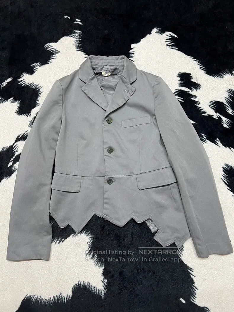 Comme des Garcons Comme des Garcons Teal Inverted Hem Jacket Size S / US 4 / IT 40 - 2 Thumbnail