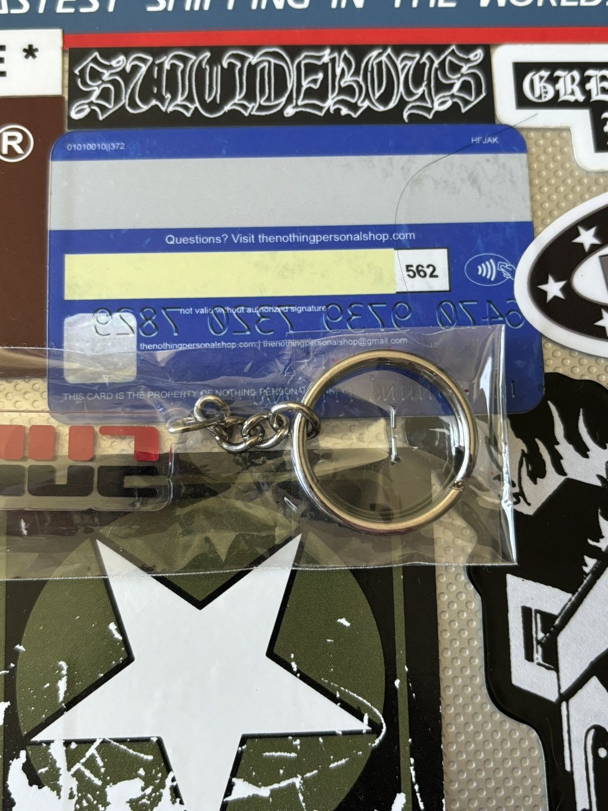 Supreme × Vintage Deadstock Supreme SS18 Embossed Logo Keychain Size ONE SIZE - 3 Thumbnail