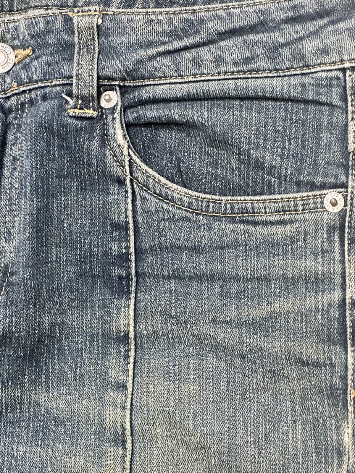 Japanese Brand Vintage Castanets Club Flared Jeans High Rise, Light Wash Size US 31 - 6 Thumbnail