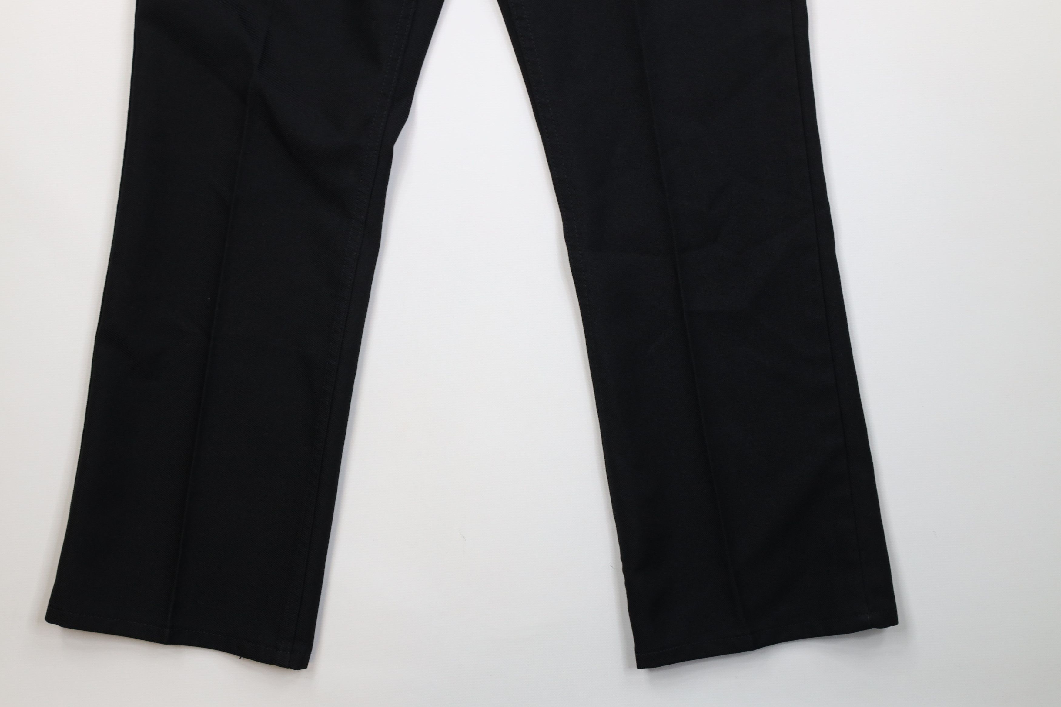 Wrangler Vintage 90s Wrangler Knit Flared Wide Leg Chino Pants Black Size US 38 / EU 54 - 5 Thumbnail