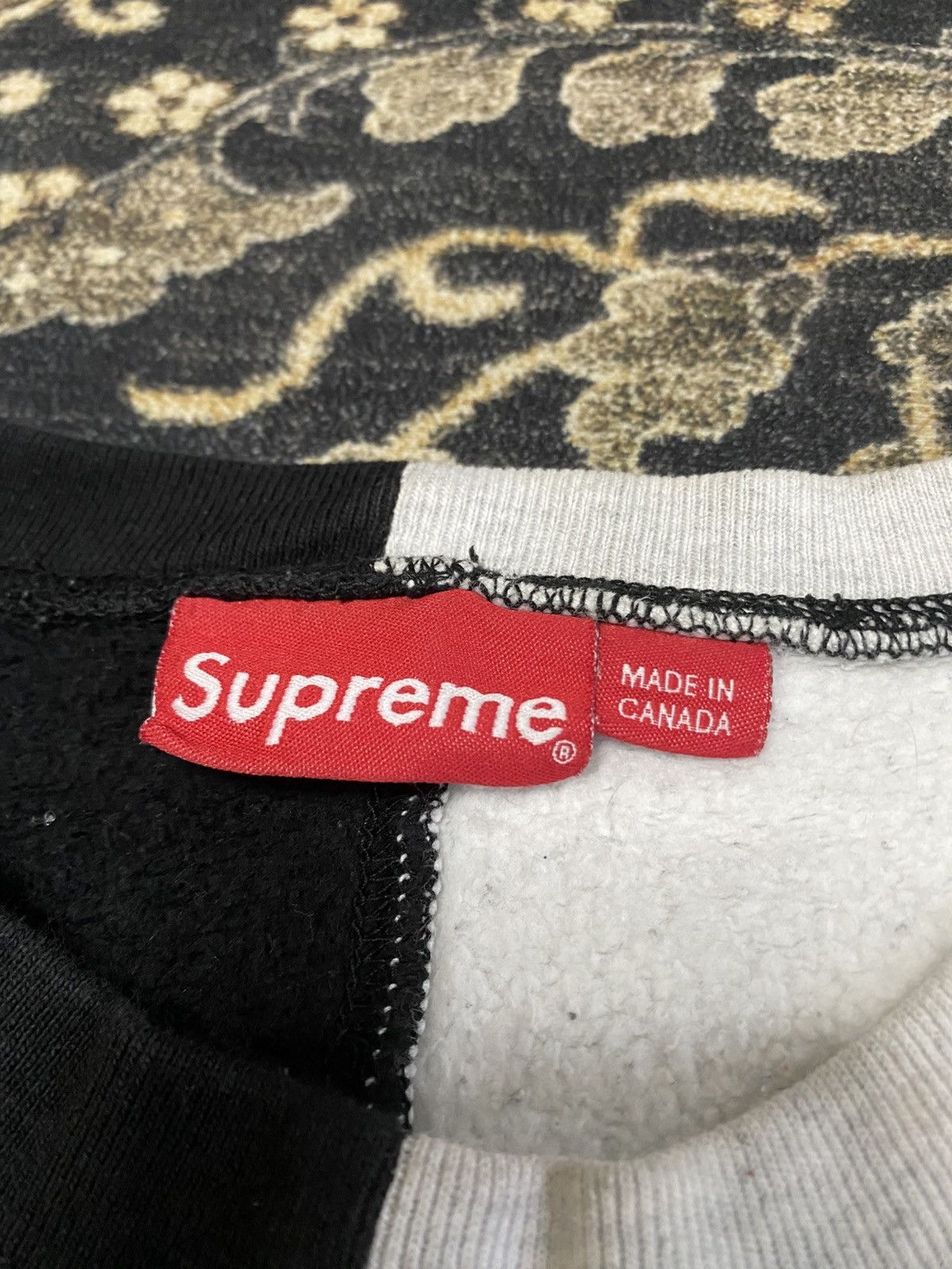 Supreme Supreme Split Crewneck Sweatshirt Size US XL / EU 56 / 4 - 3 Thumbnail