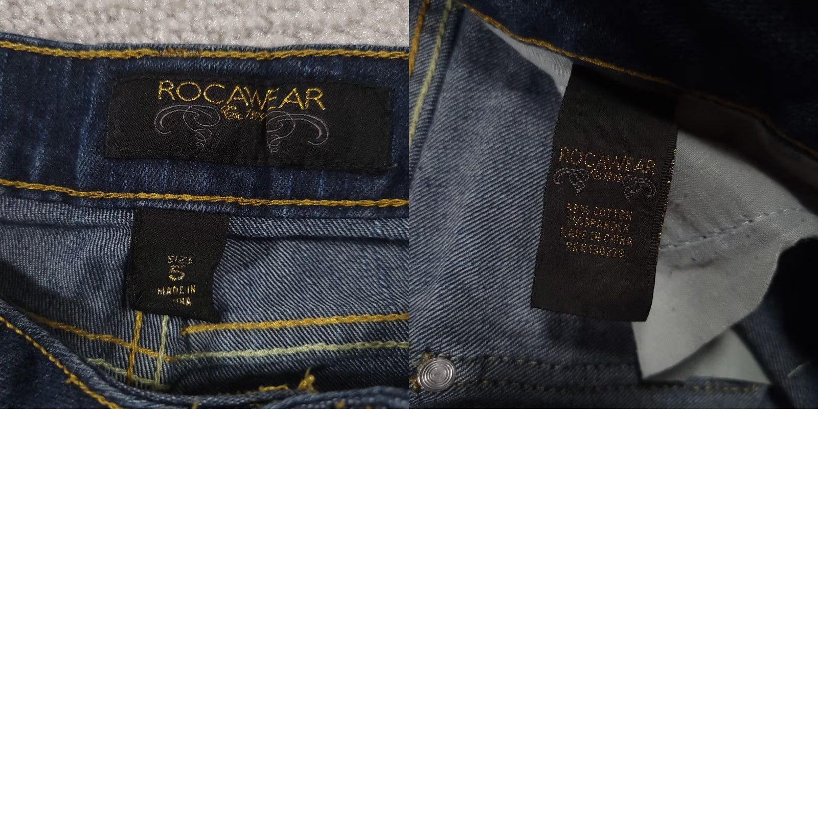 Rocawear Rocawear Jeans Womens 6 Blue Skinny Denim Embroidered Pockets 28x28 Blue Stretch 5-Pocket Womens Jeans Mens? Size 28" / US 6 / IT 42 - 9 Thumbnail