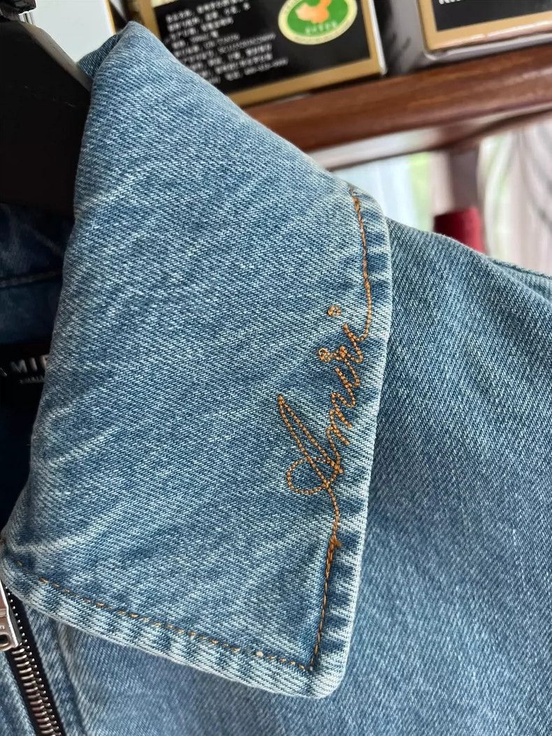 Amiri Amiri double pocket button denim jacket Size US S / EU 44-46 / 1 - 4 Thumbnail