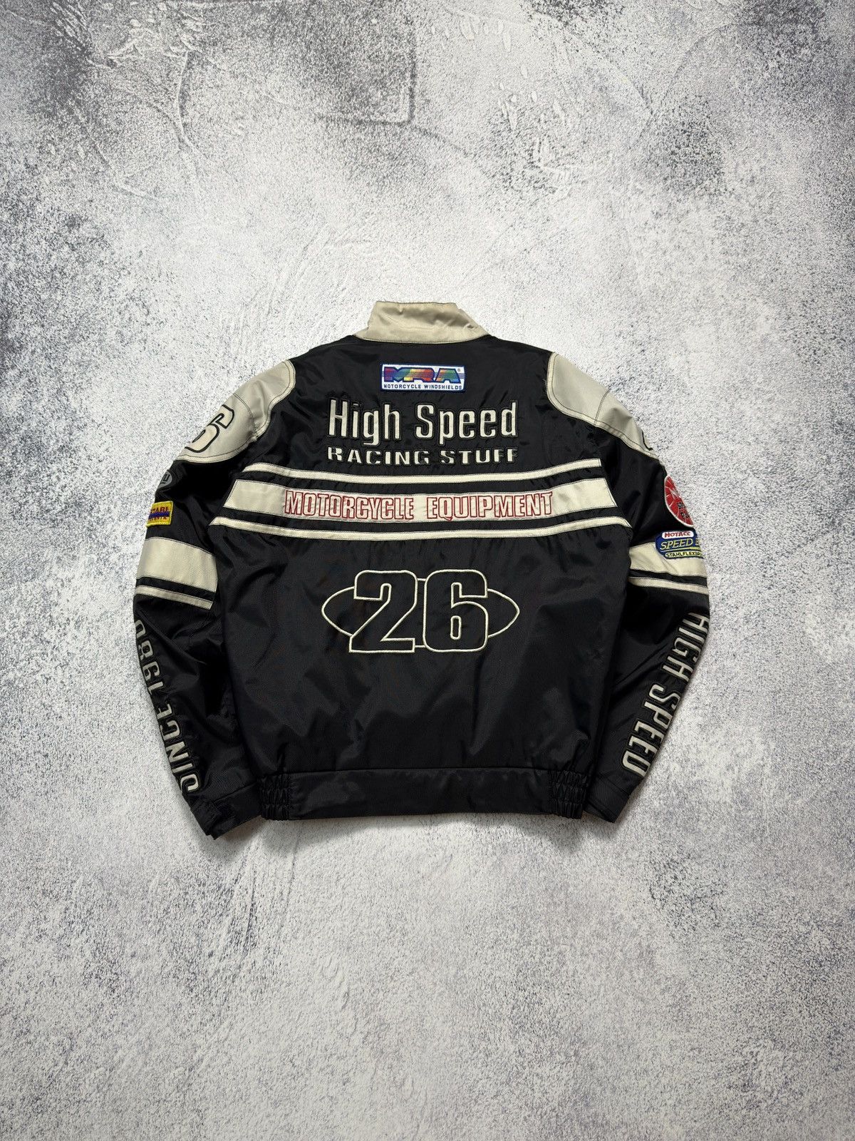 NASCAR VINTAGE 💥 HIGH SPEED NASCAR RACING JACKET Size US M / EU 48-50 / 2 - 10 Thumbnail