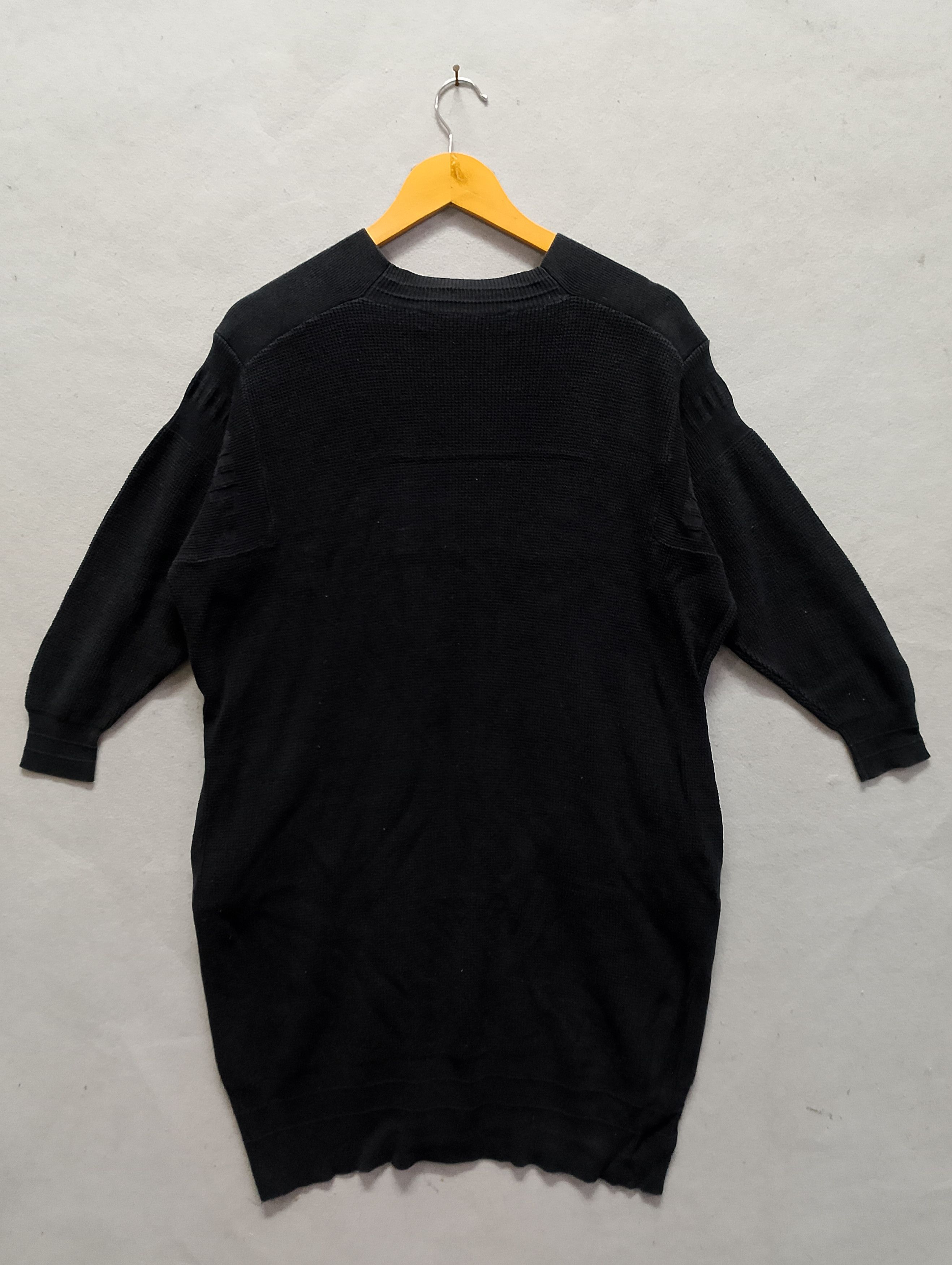 mercibeaucoup mercibeaucoup Issey miyake Black Knit Sweater Size XL / US 12-14 / IT 48-50 - 3 Thumbnail