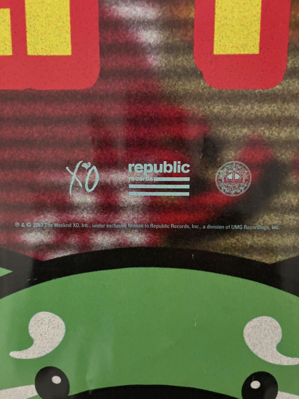 The Weeknd The Weeknd Kiss Land 2013 Reversible Promo Poster Size ONE SIZE - 2 Thumbnail