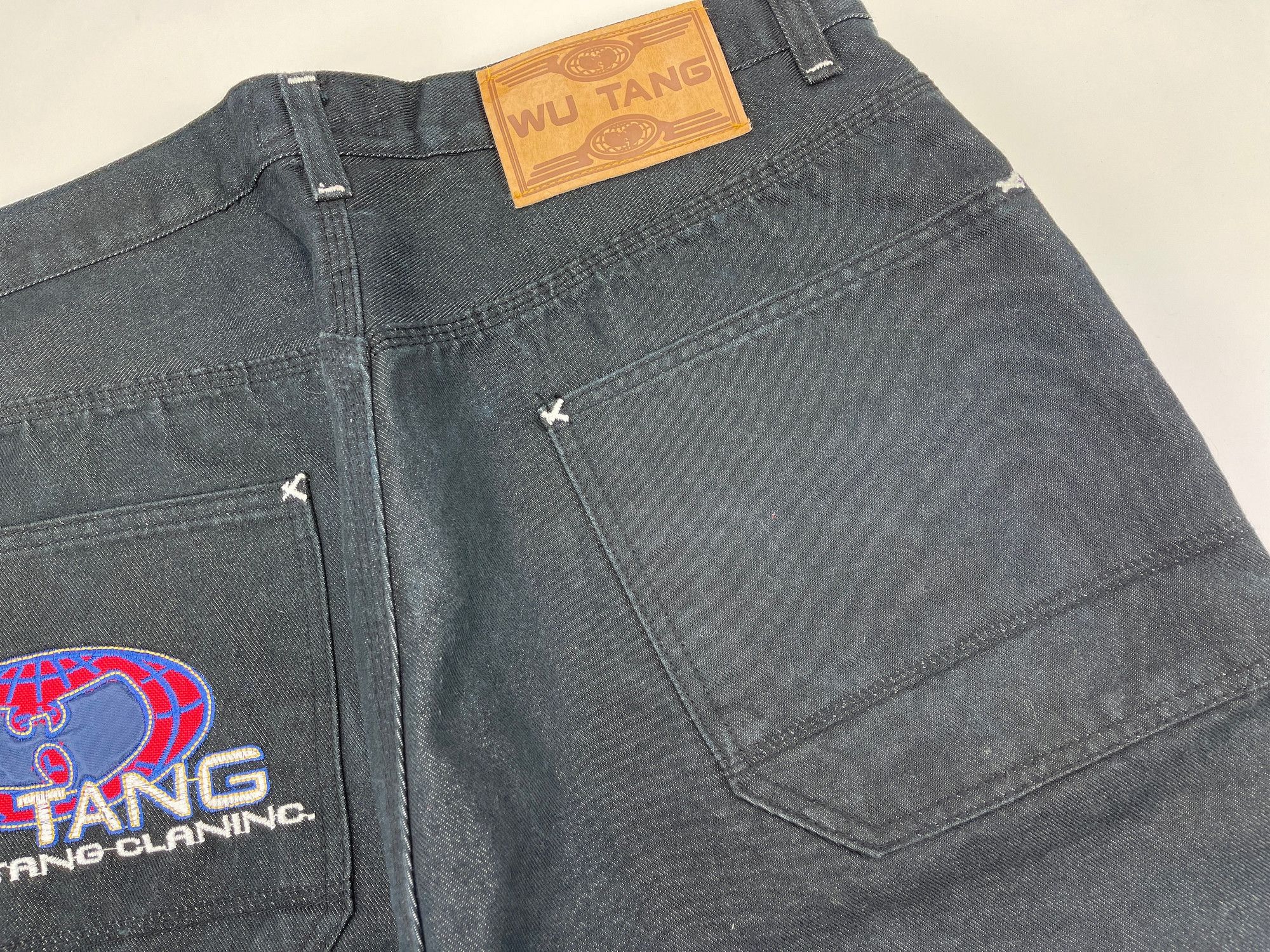 Wu-Tang Clan WU WEAR jeans, vintage hip hop baggy, 90s Wu-Tang Clan W 36 Size US 36 / EU 52 - 8 Thumbnail