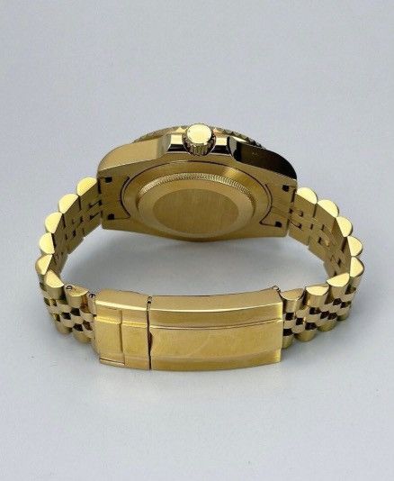 Japanese Brand Seiko Mod GMT-Master 2 Zombie Jubilee Full Gold Steel Watch Size ONE SIZE - 7 Thumbnail