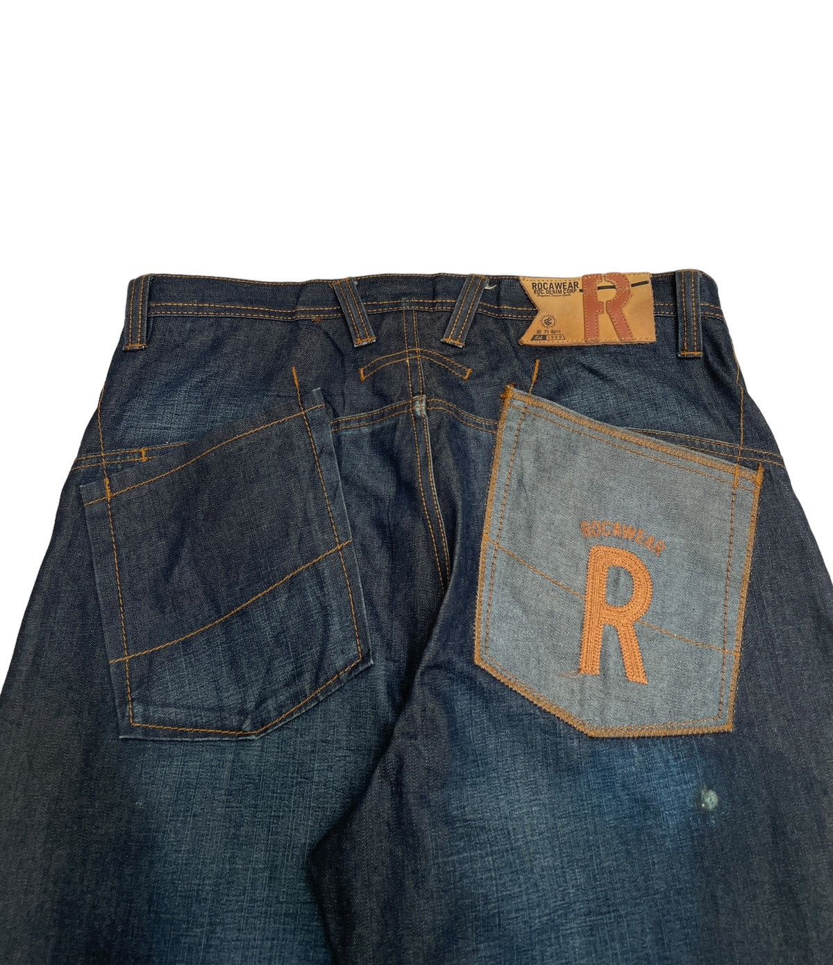 Rocawear Rare Design Vintage Brand Roca Wear HipHop Baggy Jeans 2000s Size US 34 / EU 50 - 4 Thumbnail