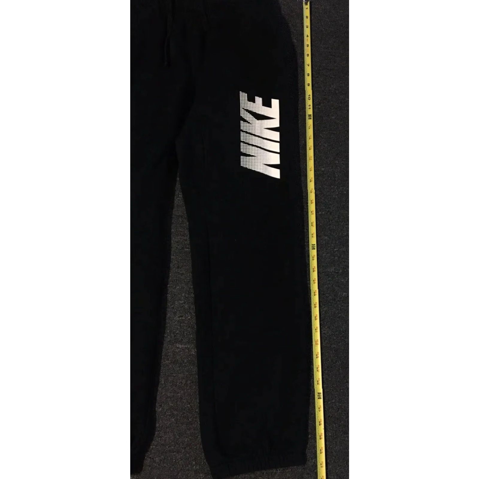 Nike VINTAGE Nike Spellout Sweatpants M Track Gym Joggers Swoosh Hip Hop 90s Mens Pants Black Adidas? Wait. Size US 31 - 7 Thumbnail