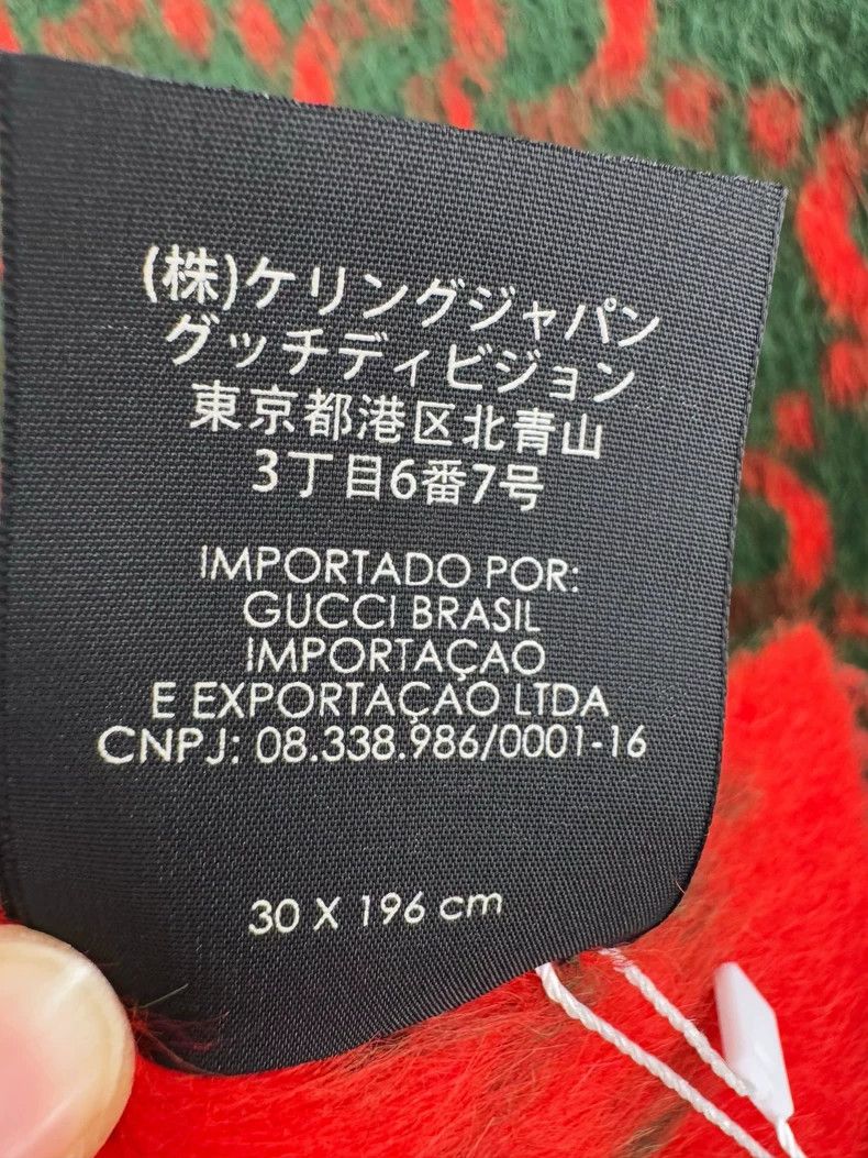 Gucci Gucci Alpaca wool scarf 2502-Nextarrow Size ONE SIZE - 6 Thumbnail