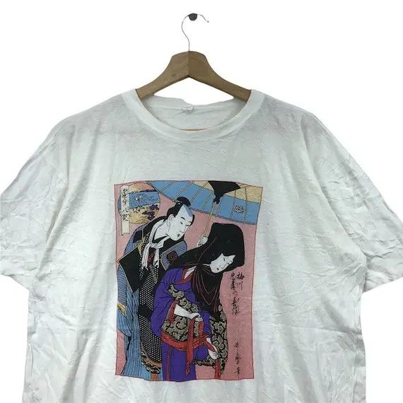 Japanese Brand Vtg 80’ GEISHA GEIKO JAPAN we’re Of Artwork Painting Size US L / EU 52-54 / 3 - 2 Thumbnail