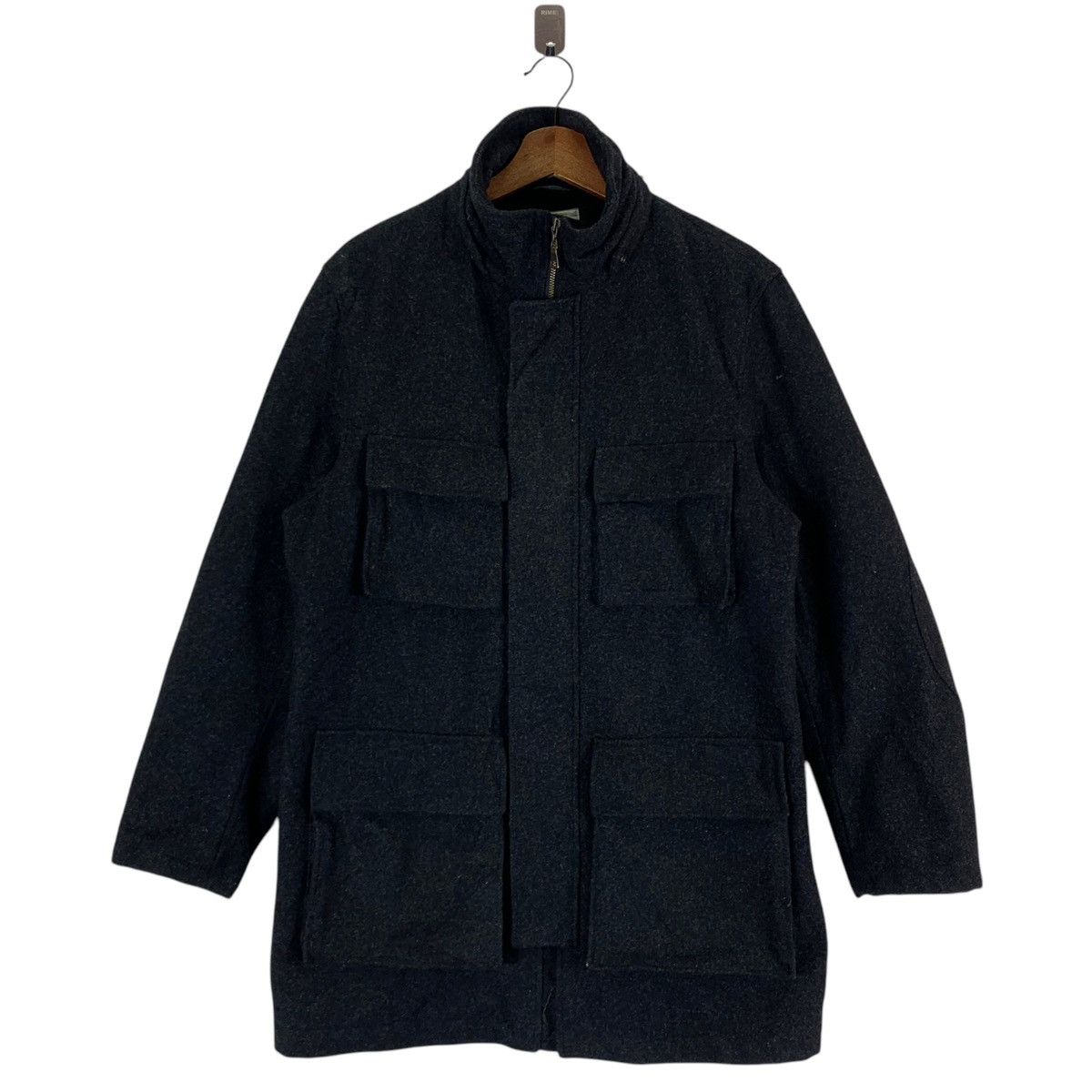 Issey Miyake × Tete Homme × Vintage VINTAGE DE PLUS TETE HOMME ISSEY MIYAKE WOOL JACKET Size US L / EU 52-54 / 3 - 1 Thumbnail