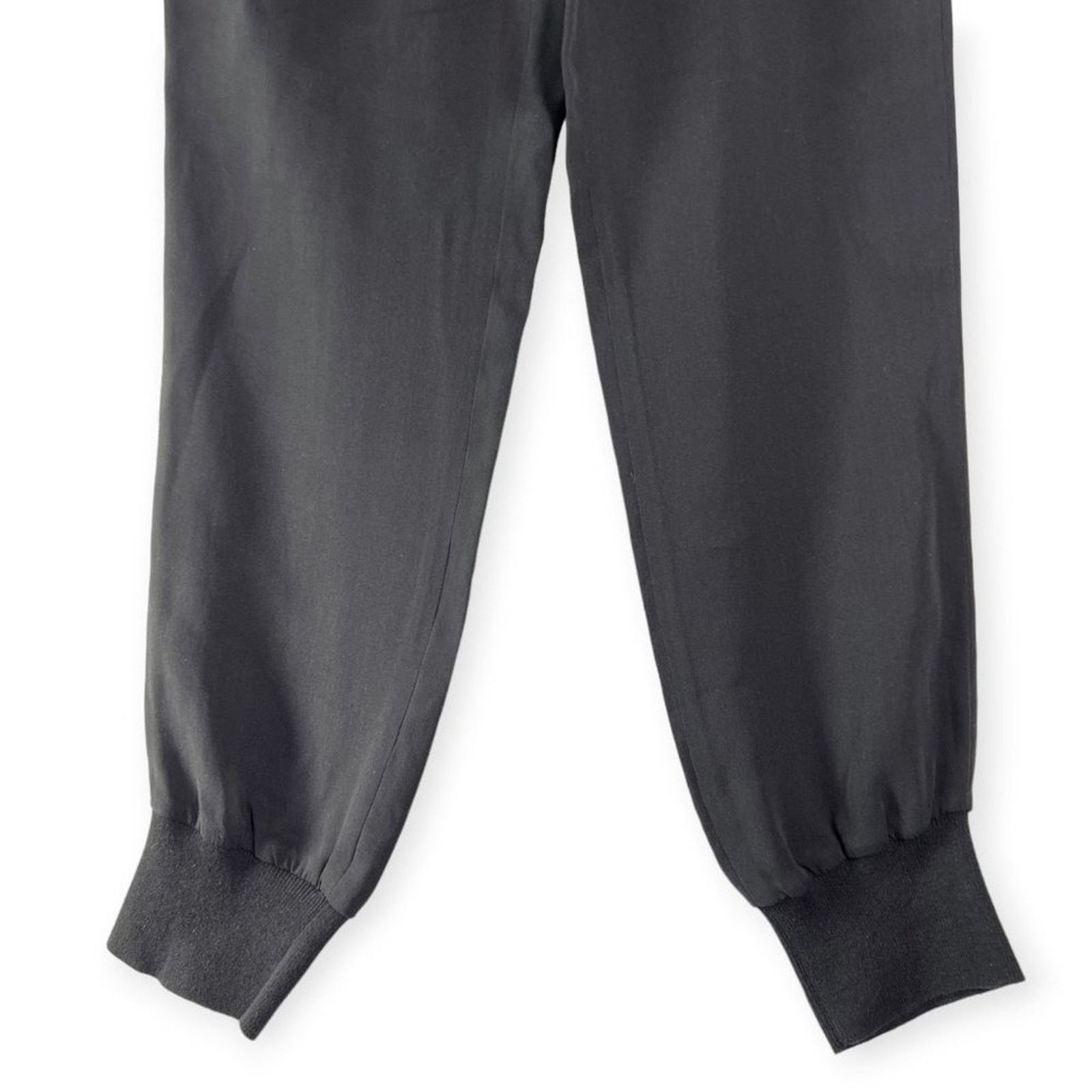 Vince Vince 100% Silk Jogger Pants Black Size M Lounge Trousers Size 28" / US 6 / IT 42 - 12 Thumbnail