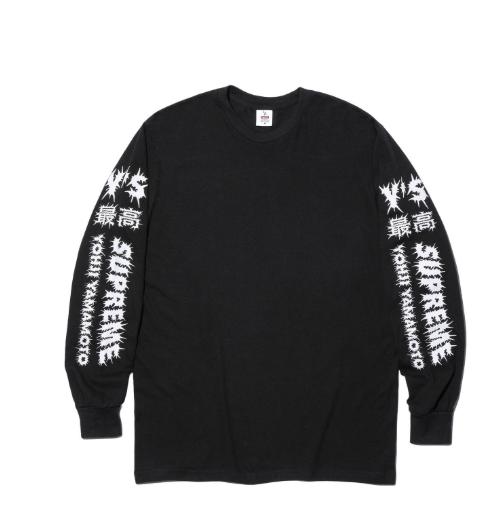 Supreme × Yohji Yamamoto Supreme Y's L/S Tee Black XL Yohji Yamamoto Size US XL / EU 56 / 4 - 4 Thumbnail