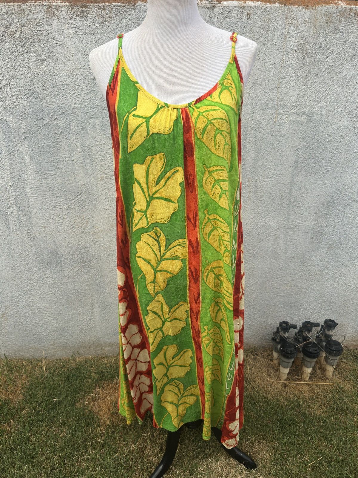 Jams World Jams World Hawaiian Print Dress Multicolored Women's M Size M / US 6-8 / IT 42-44 - 1 Thumbnail
