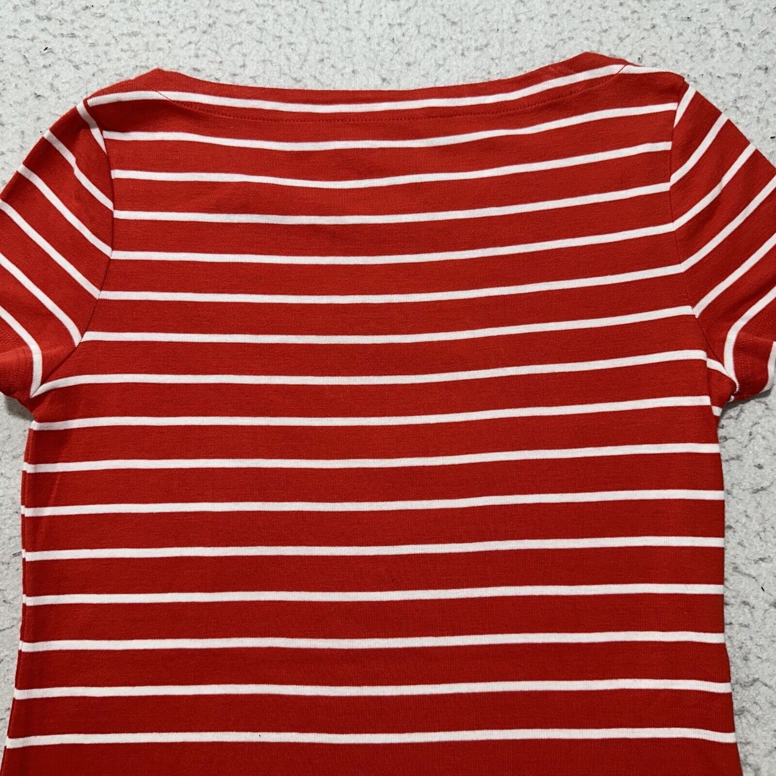 Other Talbots P Red White Stripe Short Sleeve T Shirt Palm Tree Size S / US 4 / IT 40 - 10 Thumbnail