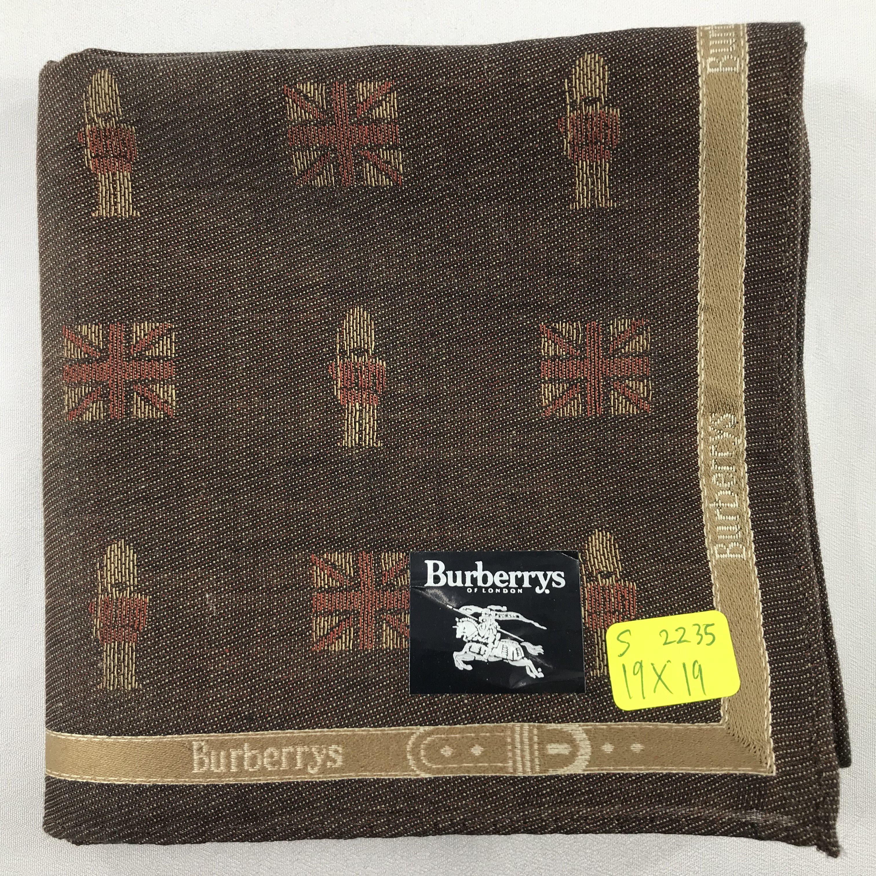 Burberry × Vintage Burberry Bandana / Handkerchief / Neckerchief - S2235 Size ONE SIZE - 5 Thumbnail