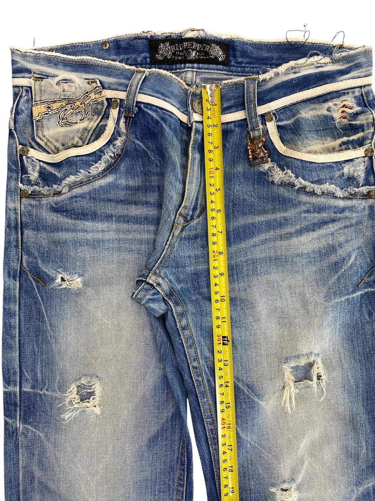 Japanese Brand Japanese Brand Redpepper Faded Wash Distressed Style Size US 35 - 10 Thumbnail