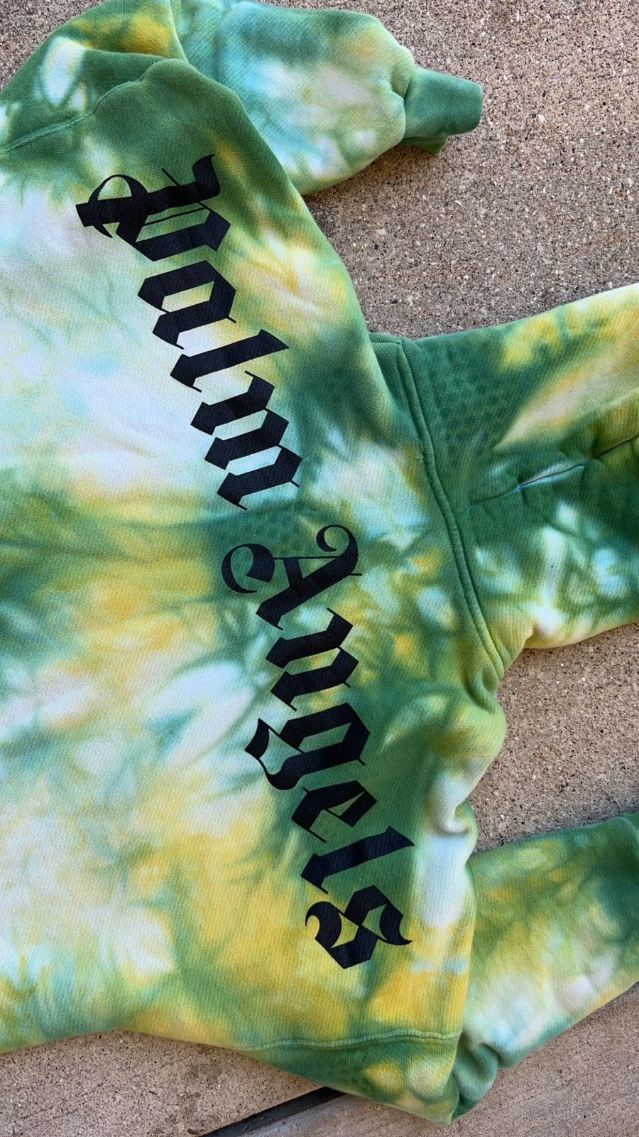 Palm Angels RARE Palm Angels Tie-Dye Hoodie Spellout Size Large Size US L / EU 52-54 / 3 - 2 Thumbnail