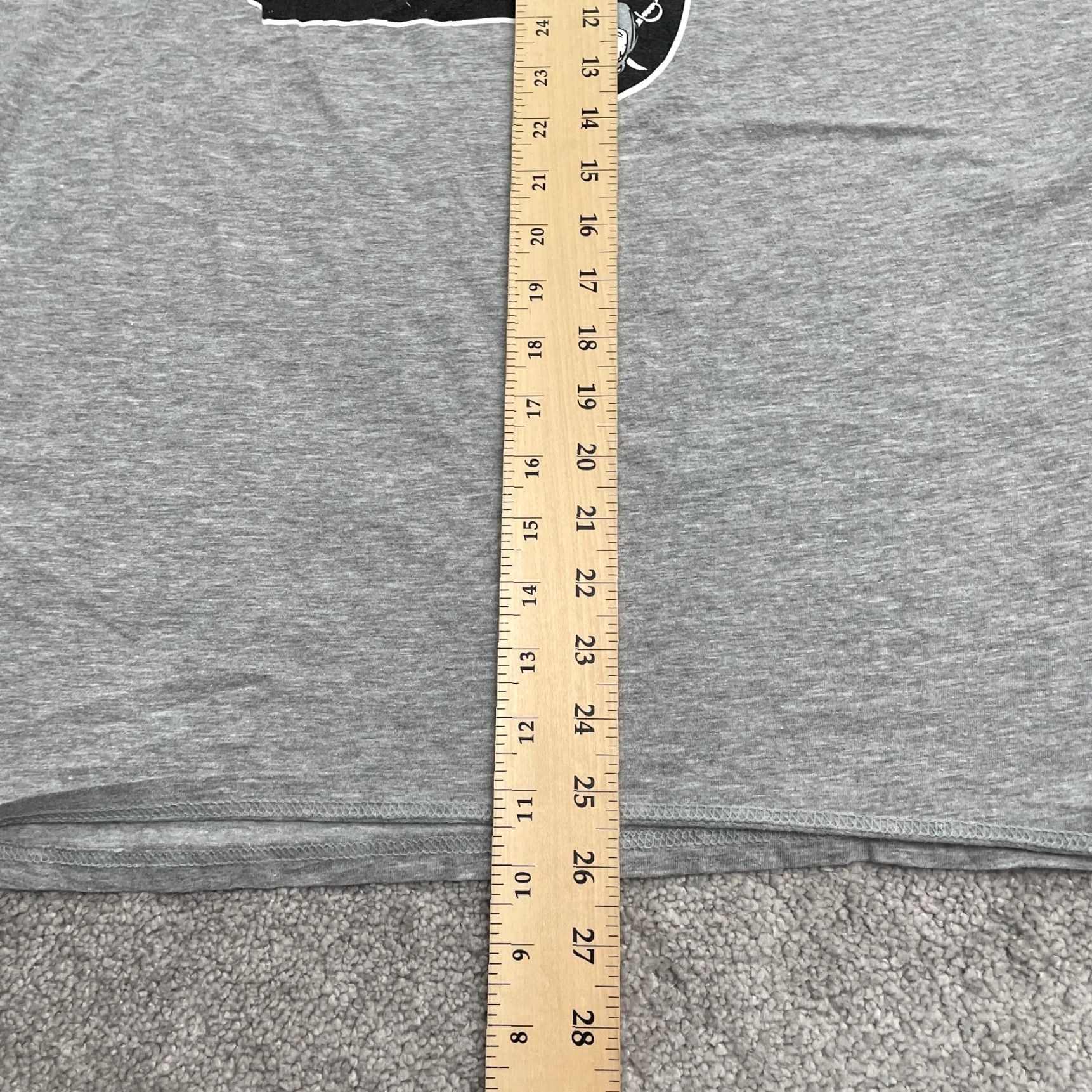 Vintage Fanatics Raider Nation Graphic T-Shirt Men L Gray Crew Neck Short Sleeve Tee Size US L / EU 52-54 / 3 - 6 Thumbnail