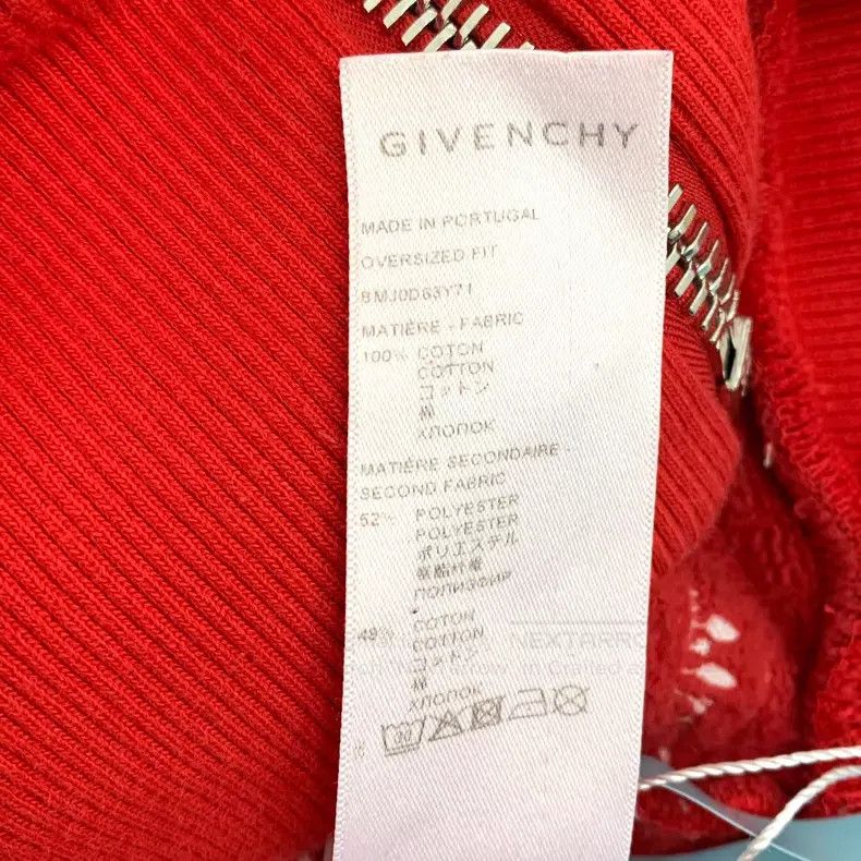 Givenchy Givenchy Red Handkerchief Print Hole Design Cotton Hooded Size US XS / EU 42 / 0 - 8 Thumbnail