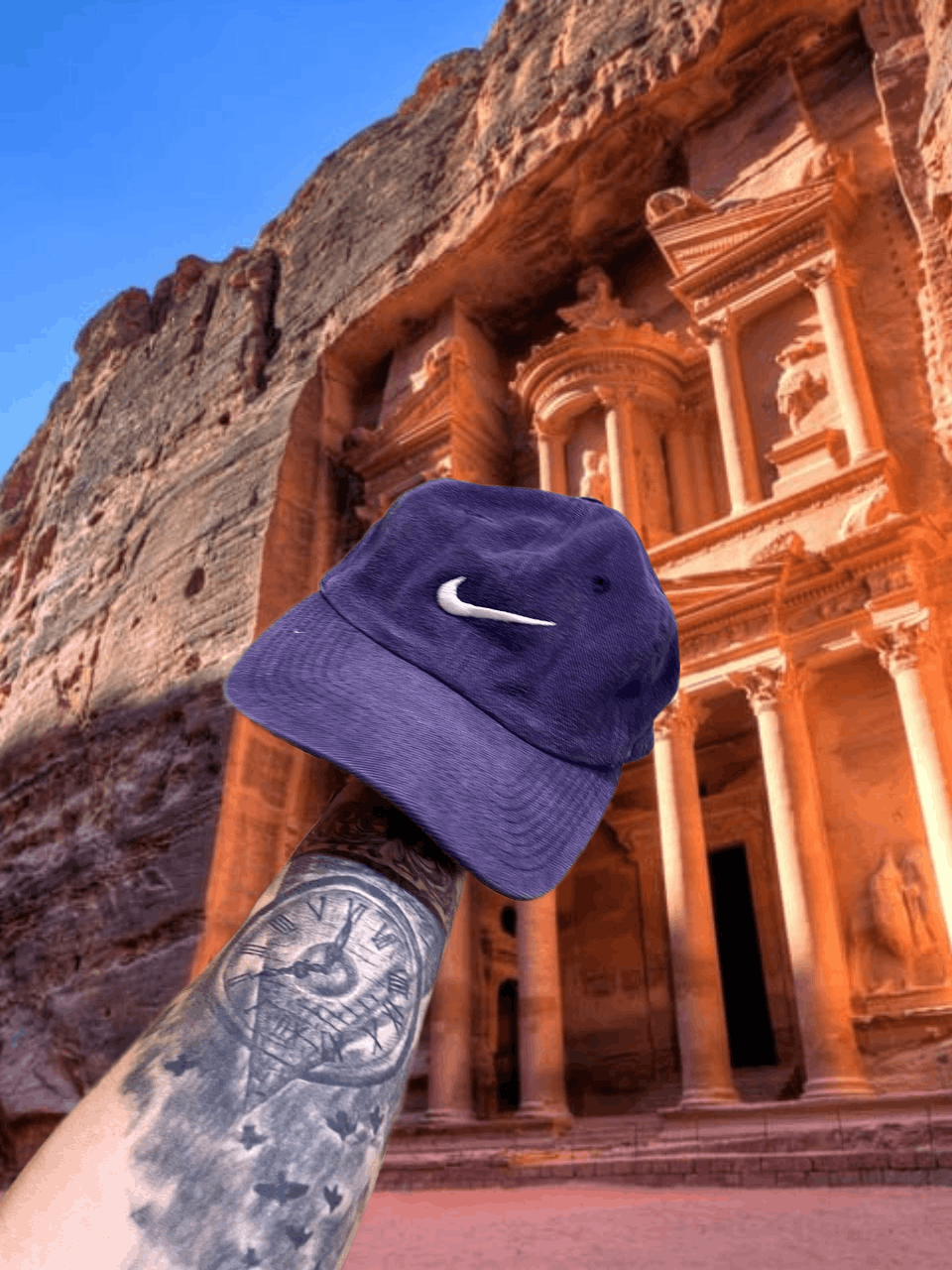 Nike Hats Vintage Blue Cap Nike big logo Y2K streetwear Size ONE SIZE - 1 Thumbnail