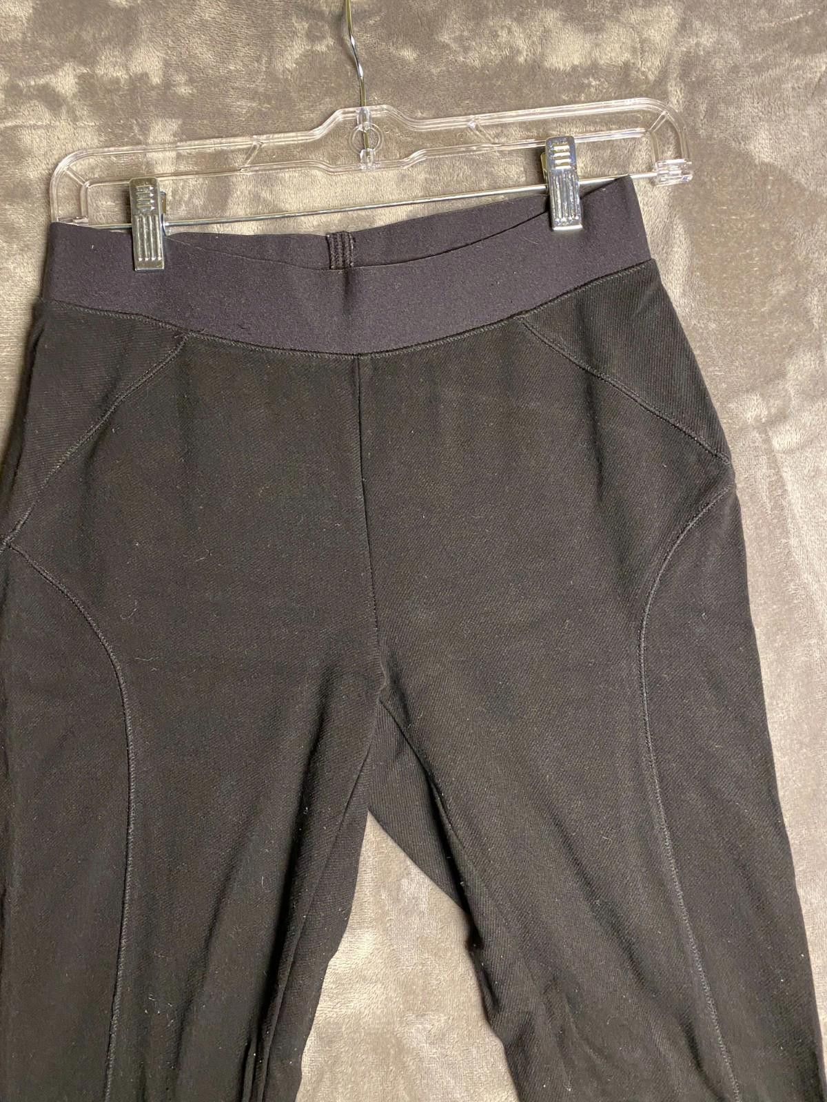 Designer Rachel Rachel Roy Straight Leg Legging Pants Sz S Black (B18 Size 28" / US 6 / IT 42 - 5 Thumbnail
