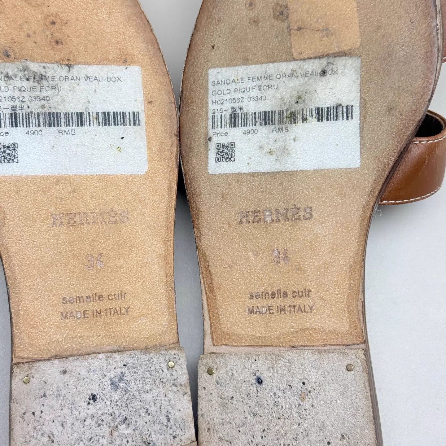 Hermes Hermes Dark Brown H Slipper 36 95 New Size US 5.5 / IT 35.5 - 7 Thumbnail