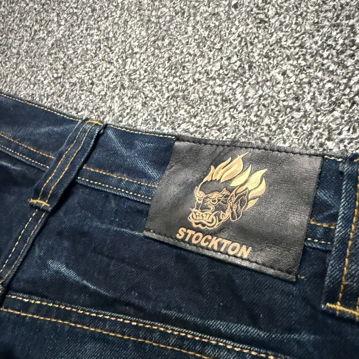 If Six Was Nine 🔥🇯🇵 Y2K Japanese Skull Affliction Stockton Undercover Style Size US 30 / EU 46 - 9 Thumbnail