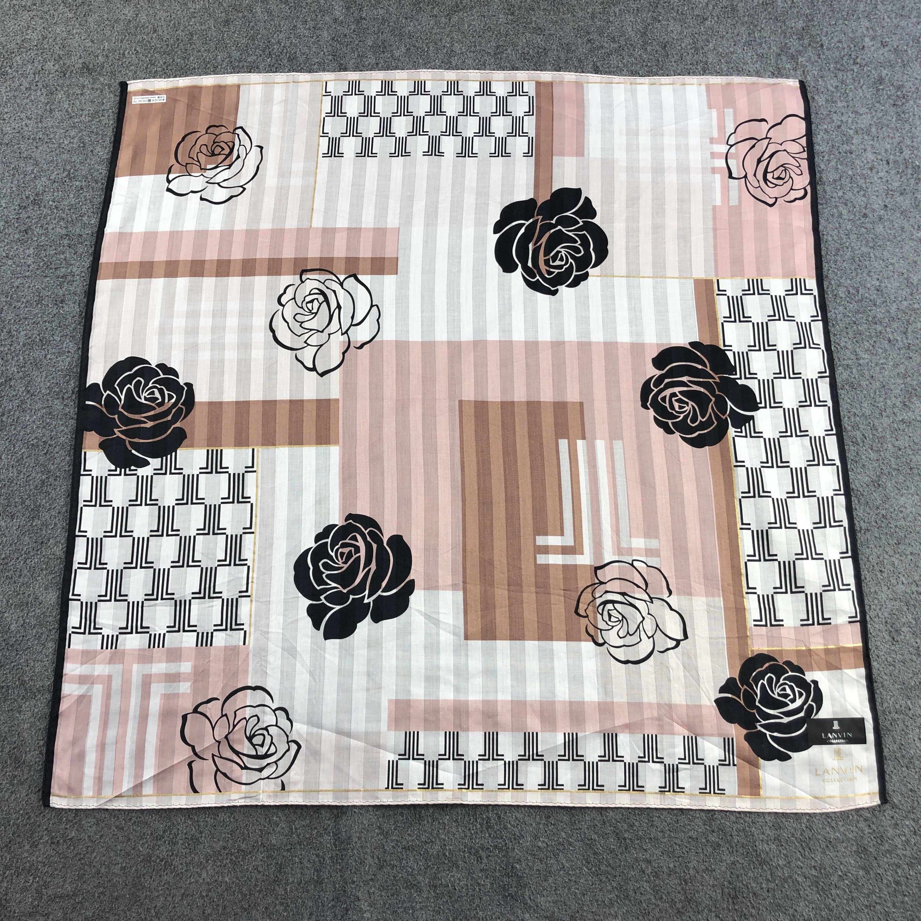 Lanvin × Vintage Lanvin Handkerchief Neckerchief Bandana H2704 Size ONE SIZE - 2 Thumbnail